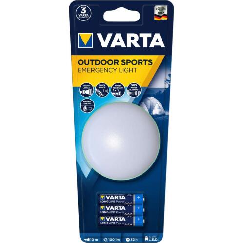 VARTA OUTDOOR SPORTS EMERGENCY LIGHT +3xΑΑΑ