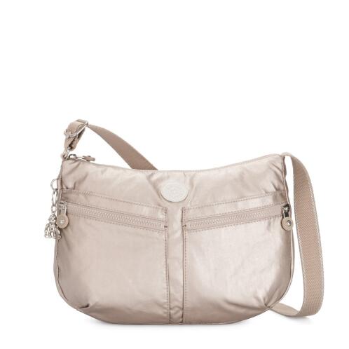 Kipling Τσάντα Ώμου Crossbody 33x23x12cm Izellah Metallic Glow