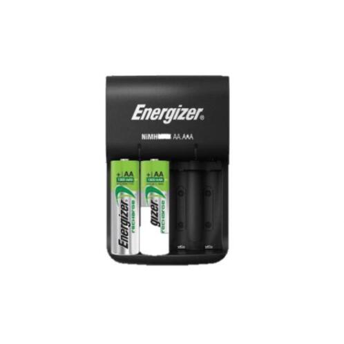 Energizer Φορτιστής 4 Μπαταριών Ni-MH Μεγέθους AA/AAA ACCU Recharge Base Σετ με 4x AA 1300mAh