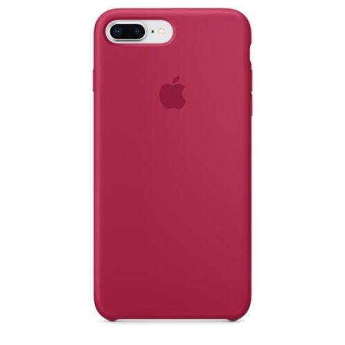 Apple Silicone Case iPhone 8-7Plus Rose Red