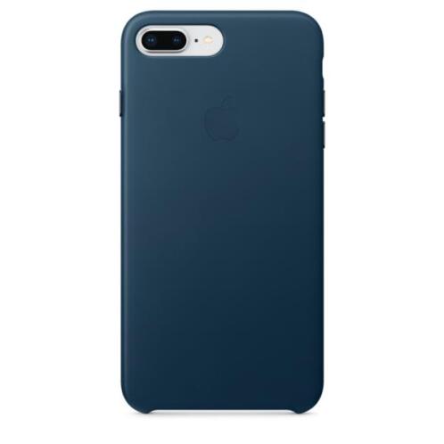 Apple Leather Case iPhone 8-7Plus Cosmos Blue