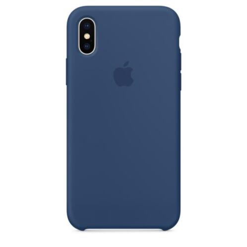 Apple Silicone Case iPhone X Blue Cobalt