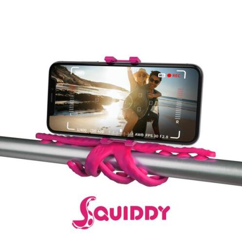 Celly Squiddy Flexible Mini Tripod Pink