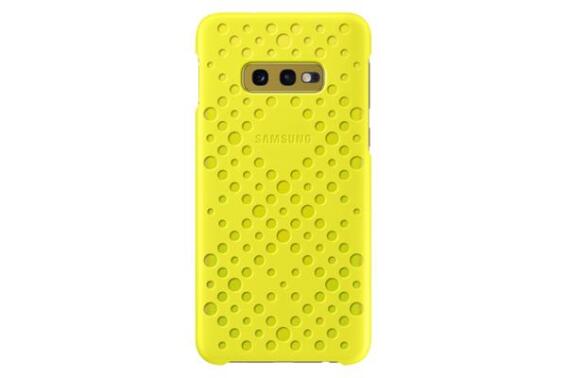 Samsung Galaxy S10 E Pattern Cover White & Yellow 2 pcs