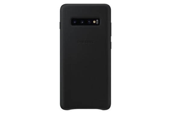 Samsung Leather Cover S10 + Black