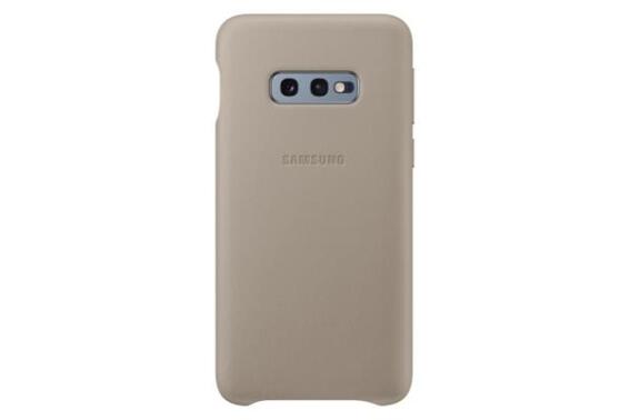 Samsung Leather Cover S10 E Gray