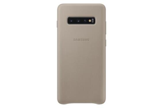 Samsung Leather Cover S10 + Gray