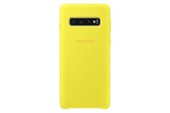 Samsung Silicone Cover S10 Yellow