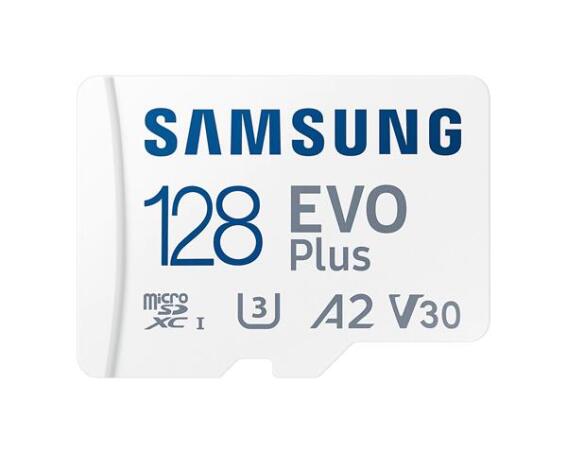 Samsung Evo Plus (2021) microSDXC 128GB Class 10 U3 V30 A2 UHS-I