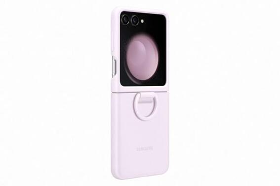 Samsung Silicone Ring Cover Galaxy Z Flip5 Lavender