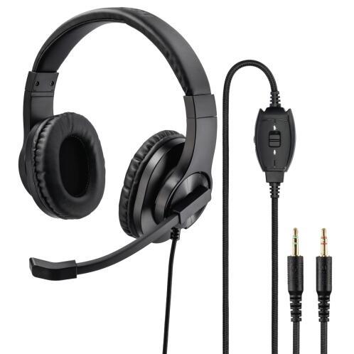 Hama "HS-P300" PC Office Headset, Stereo, Μαύρο