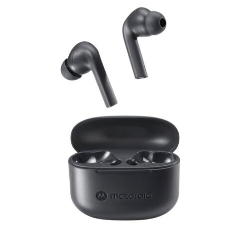 Motorola Moto Buds 065 Μαύρα ασύρματα αδιάβροχα BT handsfree in-ear ακουστικά με θήκη και IPX4