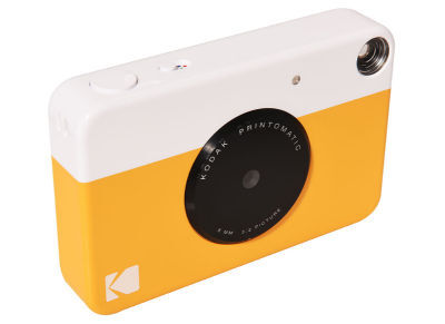 Kodak instant print camera - yellow