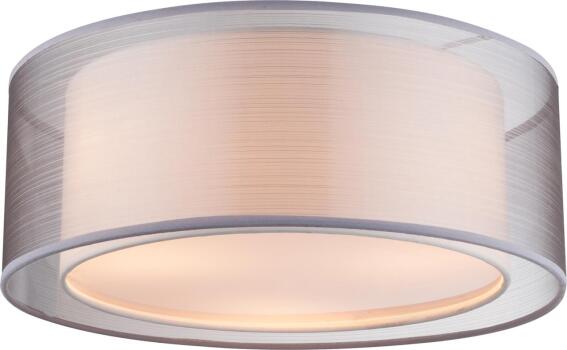 Globo Lighting Theo Πλαφονιέρα Οροφής Ασημί από Γυαλί 15190D Νίκελ Ματ τρίφωτο 3xE14