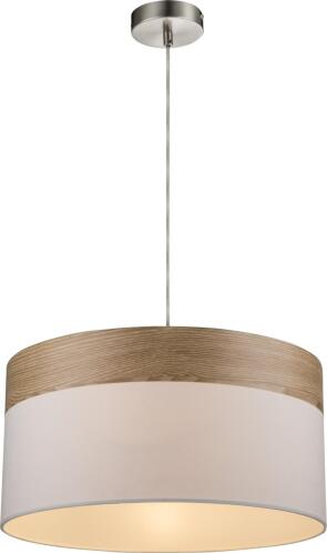 Globo Lighting Κρεμαστά CHIPSY μονόφωτο νίκελ ματ  1xE27