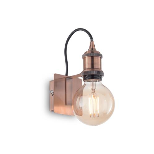 Ideal Lux Φωτιστικό Τοίχου Απλίκα Μονόφωτο Frida AP1 Antico 163338 E27 max 1 x 60W Rame