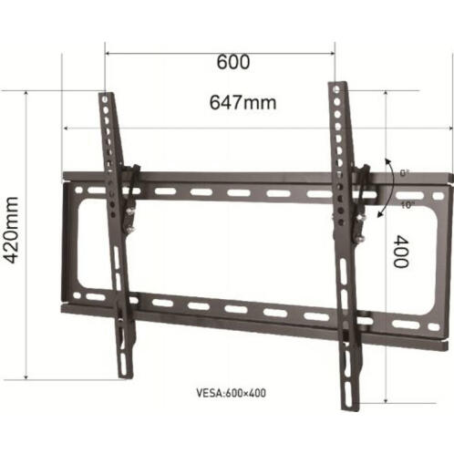 Osio OSM-5834 Βάση τηλεόρασης 32" - 65" VESA 600 x 400