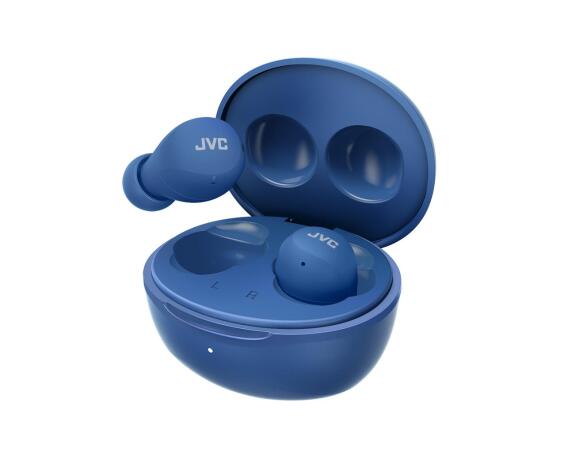 JVC Ακουστικά Earbuds True Wireless BT Gumy HAA6TAU Μπλε