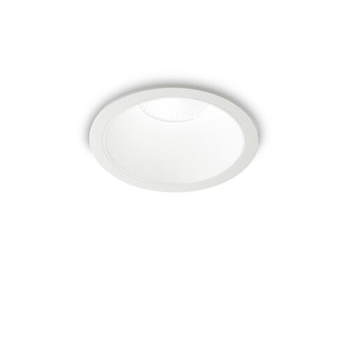 Ideal Lux Downlight Φωτιστικό Χωνευτής Τοποθέτησης Μονόφωτο Game Round 192291 11W Λευκό