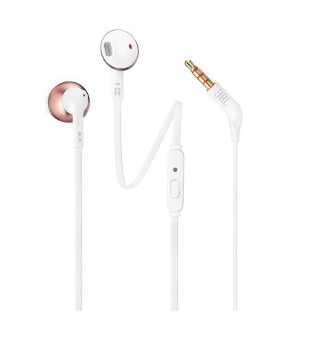 JBL In-Ear ακουστικά T205 (Rose/Gold)