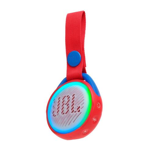 JBL JR POP, portable wireless speaker with light (red)