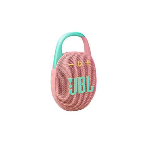 JBL Clip 5, Portable Bluetooth Speaker, Water/Dust proof IP67, (Pink)