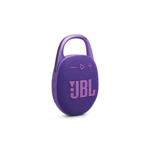 JBL Clip 5, Portable Bluetooth Speaker, Water/Dust proof IP67, (Purple)