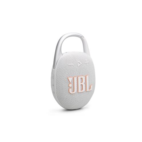 JBL Clip 5, Portable Bluetooth Speaker, Water/Dust proof IP67, (White)