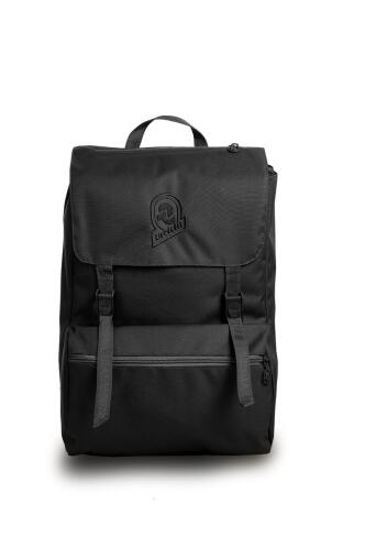 Invicta σακίδιο πλάτης 28x38x20cm σειρά Jolly Solid Recycled Jet Black