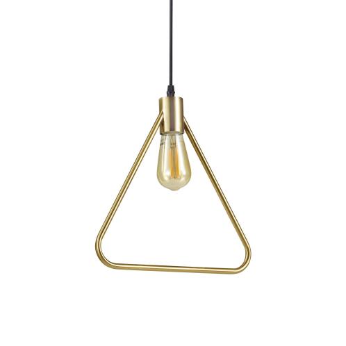 Ideal Lux Κρεμαστό Φωτιστικό Οροφής Μονόφωτο ABC SP1 Triangle 207834 E27 max 1 x 70W Μπρονζέ