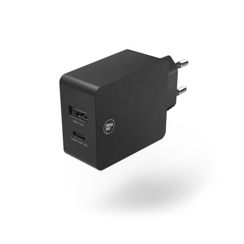 Hama Φορτιστής Τοίχου USB-C, Power Delivery (PD) / Qualcomm®, 30W, Μαύρος