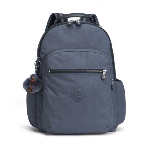 Kipling σακίδιο πλάτης με θήκη για laptop 44x35x22cm σειρά Seoul GO TRUE JEANS