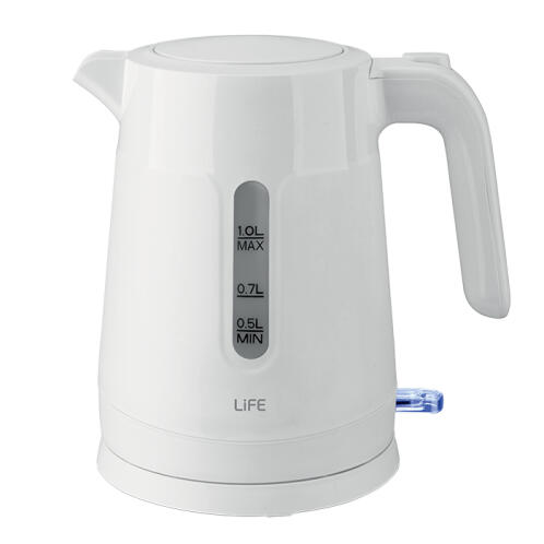 LIFE Bραστήρας 1.0L, 1500W, σε λευκό χρώμα. LIFE ELEMENT WHITE