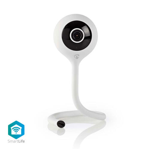 NEDIS WiFi Smart IP camera HD 720p, με αισθητήρα θερμοκρασίας & υγρασίας, WIFICI10CWT