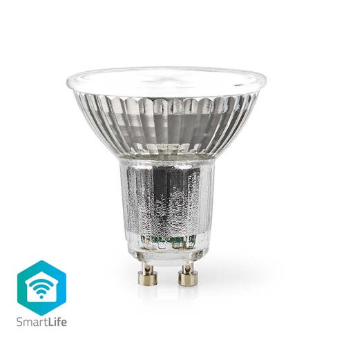 NEDIS Wi-Fi έξυπνη λάμπα RGB LED, GU10, 4.9W, 345lm. NEDIS WIFILRC10GU10