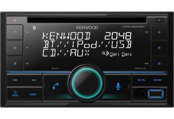 KENWOOD 2DIN RADIO-CD/USB/BT DPX5200BT