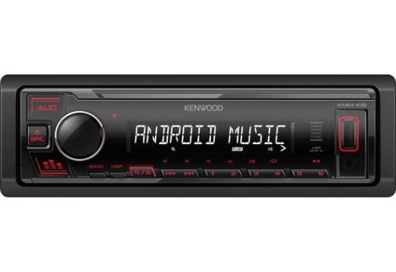 KENWOOD RADIO USB RED COLOR KMM105RY