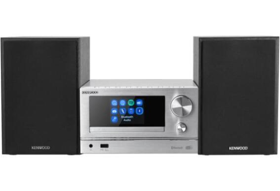 KENWOOD SMART MICRO HI-FI SYSTEM DAB SILVER M-7000S-S