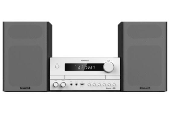 KENWOOD MICRO HIFI with DAB/CD/USB/BT AUDIO-STREAMING SILVER M-822DAB