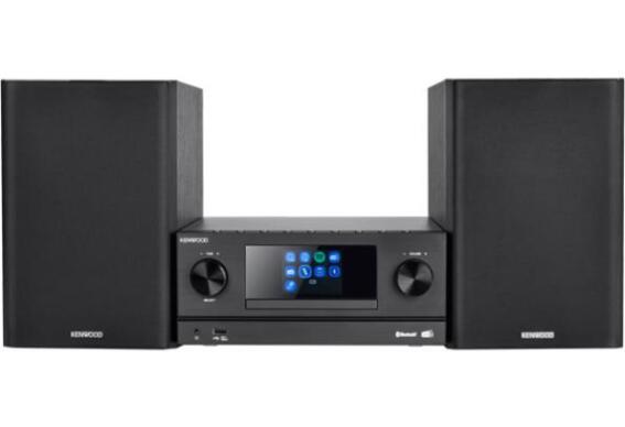 Kenwood Ηχοσύστημα 2.0 M-9000S 100W με CD / Digital Media Player, WiFi και Bluetooth Μαύρο M-9000S-B