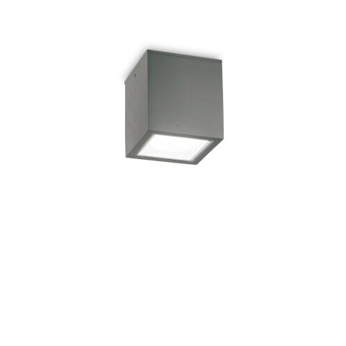 Ideal Lux Φωτιστικό Οροφής Techo PL1 Small GU10 max 1 x 20W Ανθρακί