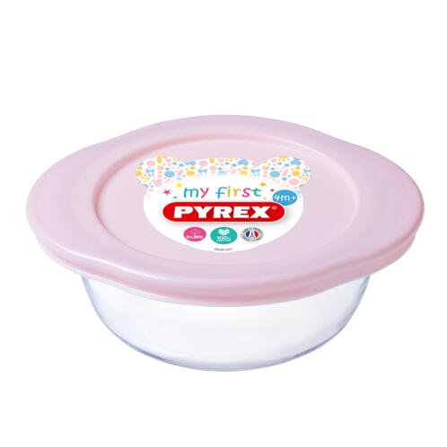 Pyrex Φαγητοδοχείο My First Pyrex 350ml Ροζ