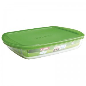 Pyrex Φαγητοδοχείο Ορθογώνιο 1.5lt Πράσινο Cook & Store