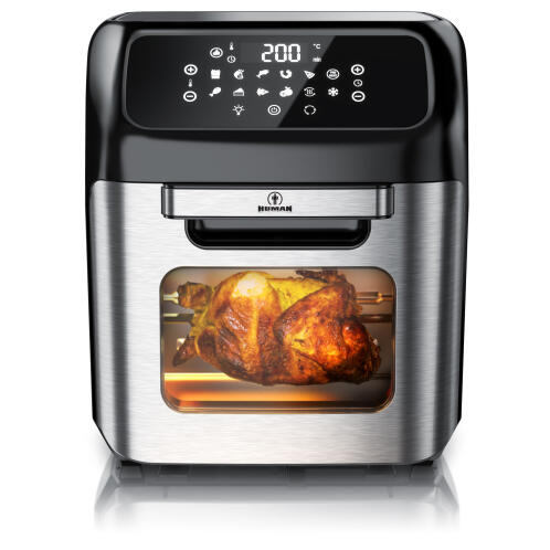 Human HU-391 Air Fryer 12lt Ασημί