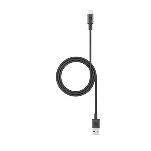 Mophie Braided USB 2.0 Cable USB-C male - USB-A male Μαύρο 1m (409903210)