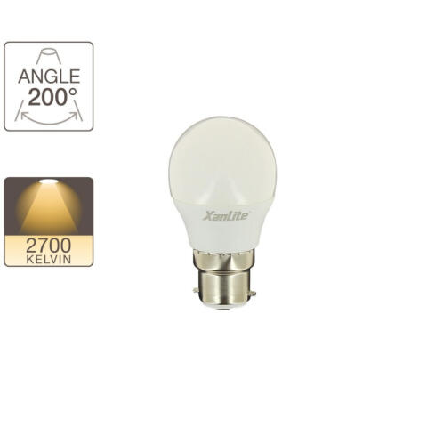 XANLITE ΛΑΜΠΤΗΡΑΣ LED P45 B22 5,3W 2700Κ 470 LM