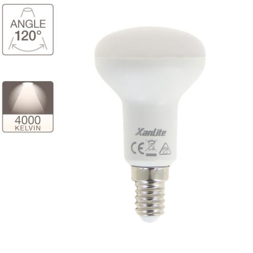 XANLITE ΛΑΜΠΤΗΡΑΣ LED R50 E14 6W 4000Κ 470LM