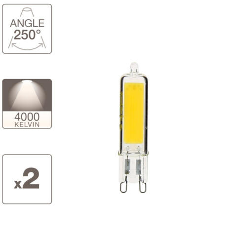 XANLITE ΛΑΜΠΤΗΡΑΣ LED G9 4W 4000Κ 400LM ΣΥΣΚΕΥΑΣΙΑ 2 ΤΜΧ