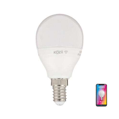 Xanlite Kozii Λαμπτηρας Led Smart Wifi και Bluetooth CCT RGB E14 P45 6W 400LM