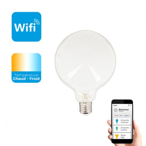 Xanlite Kozii Λαμπτηρας Led Smart Wifi και Bluetooth CCT E27 G125 7W 806LM